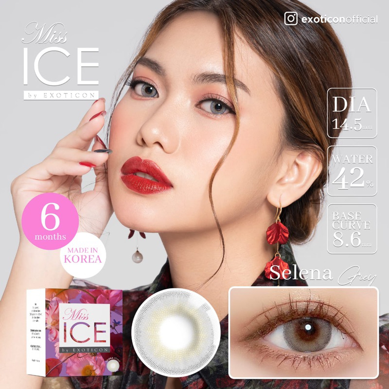 Softlens warna exoticon Miss ICE n6 n 6