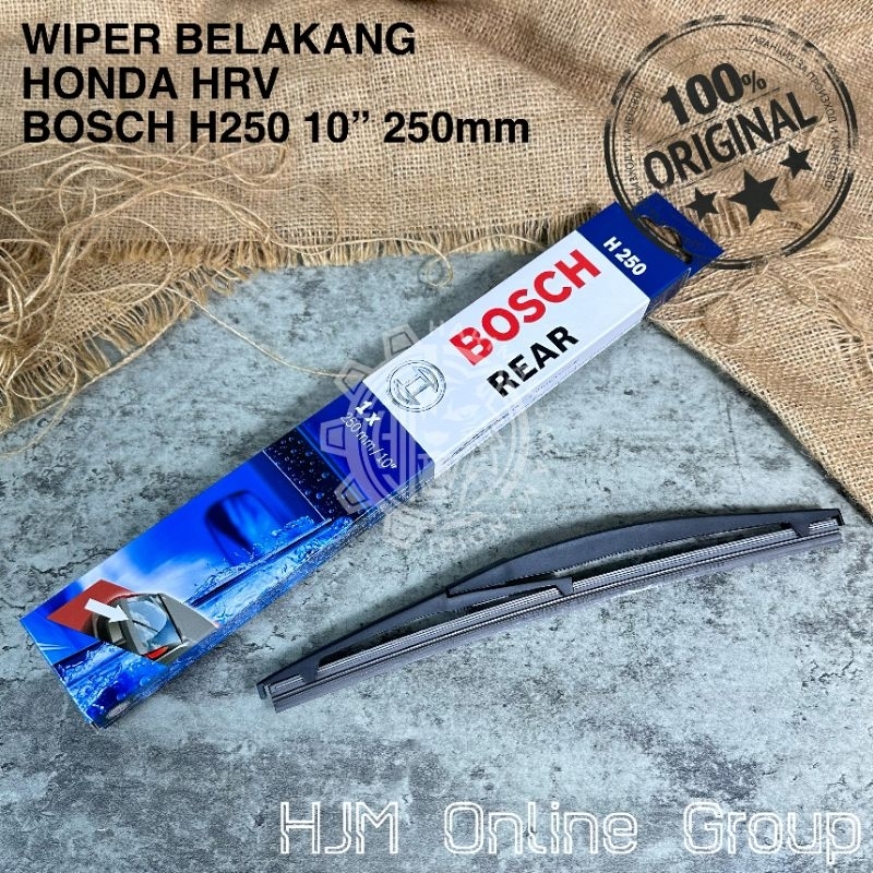 WIPER BELAKANG BOSCH H250 H 250 HRV PAJERO SPORT NEW SWIFT 10&quot; 250mm