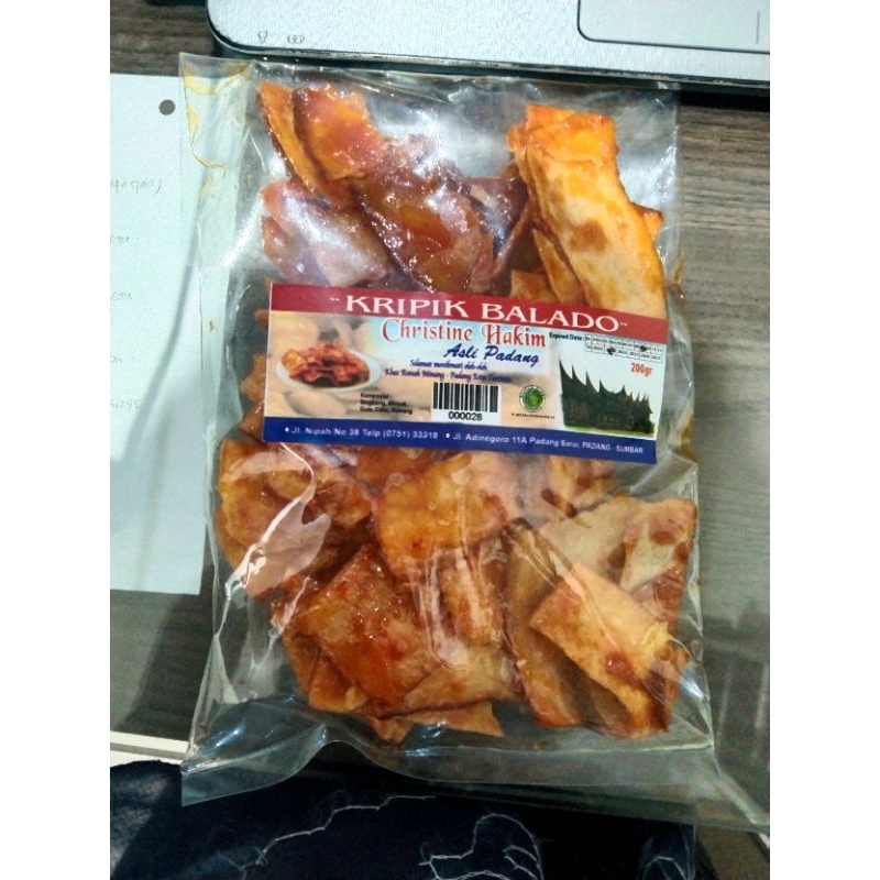 

Keripik Balado Panjang 200 gr