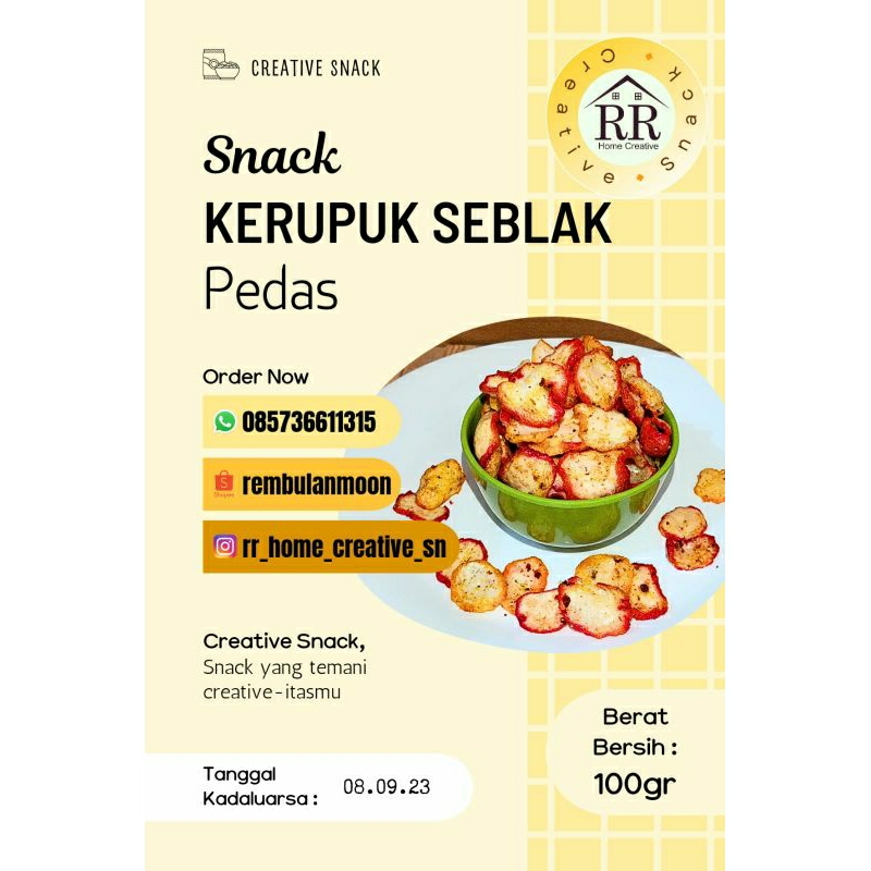 

Kerupuk Seblak Pedas