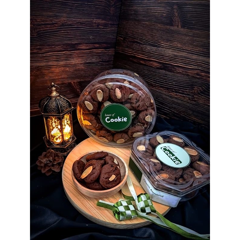 

choco Almond Cookies