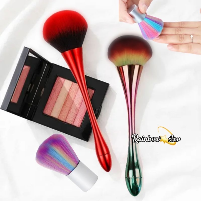 Powder / Blush On Brush Besar  Makeup Powder Brush / Nail Art Soft Dust Brush Cleaning  Manicure Brush Pembersih Debu Kuku