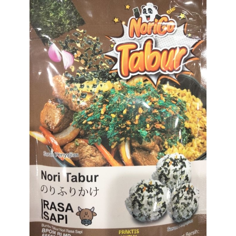 

Nori tabur rasa sapi