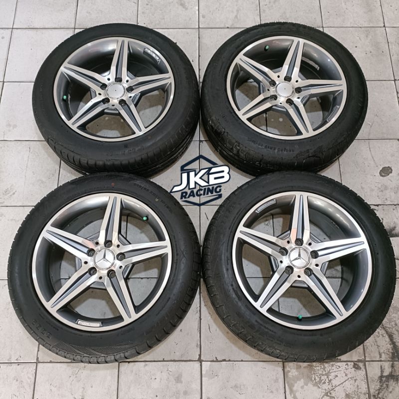 VELG MOBIL BEKAS AMG RING 17X8 HOLE 5X112 BAN 225 55 R17