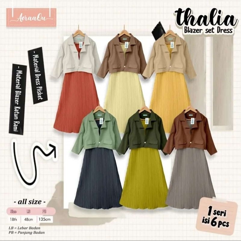 Set blazer thalia aeraaqu blazer set dress aeraaqu