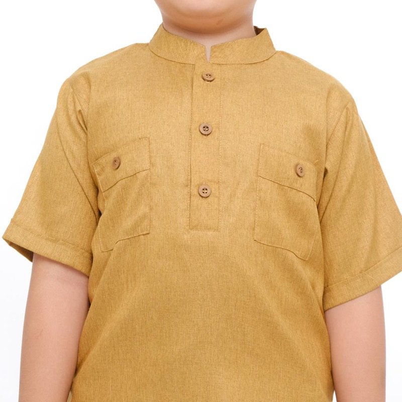 Koko Kurta anak bahan katun madinah atasan baju muslim umur  tahun