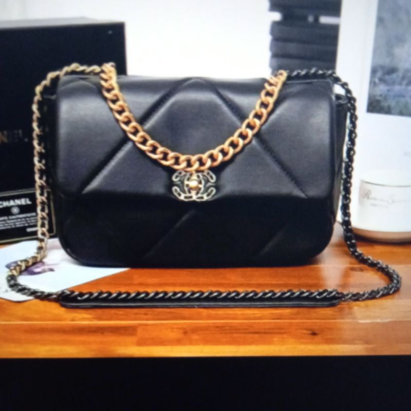 Slingbag coach wanita handbag hitam