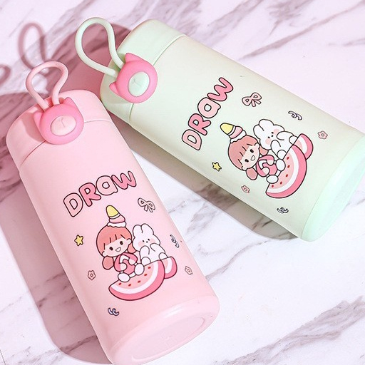 B ( B00041 ) BOTOL MINUM KACA NICE DAY LUCU / HARGA GROSIR