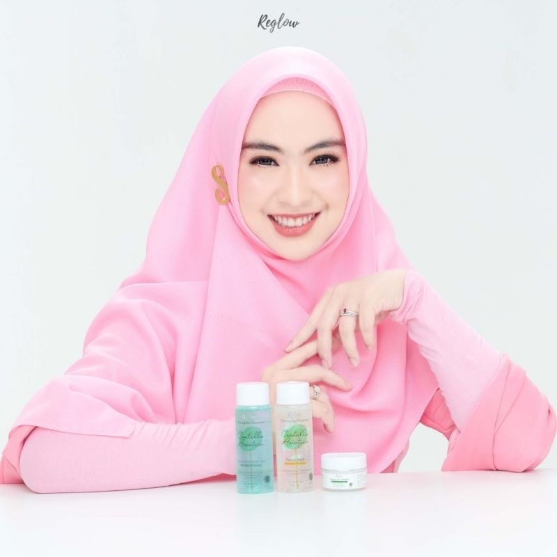 REGLOW Paket Perawatan Kecantikan Wajah Glowing | Glow Skin Treatment | Atasi Muka Jerawat Flek Hitam Milia Kusam | Skincare Skin Care BPOM Halal MUI | Sunscreen Whitening Anti-Aging | Aman Bumil Busui / REGLOW DR SHINDY SKINCARE / CREAM SERUM REGLOW