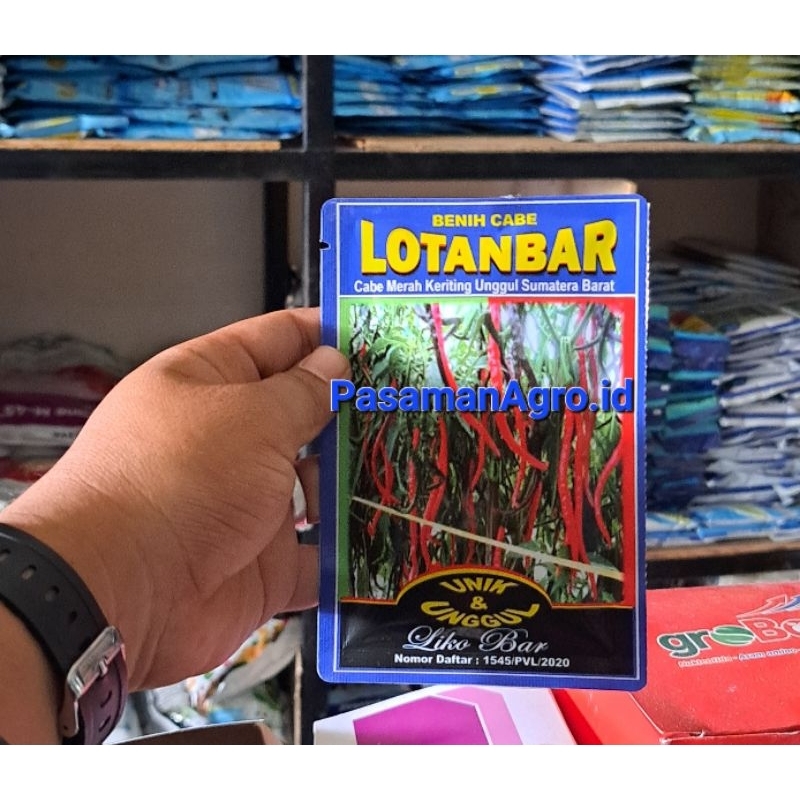 COD - Benih Cabe Lotanbar 10 Gram -  CMK  Lotanbar 100% Asli Sumatera Barat