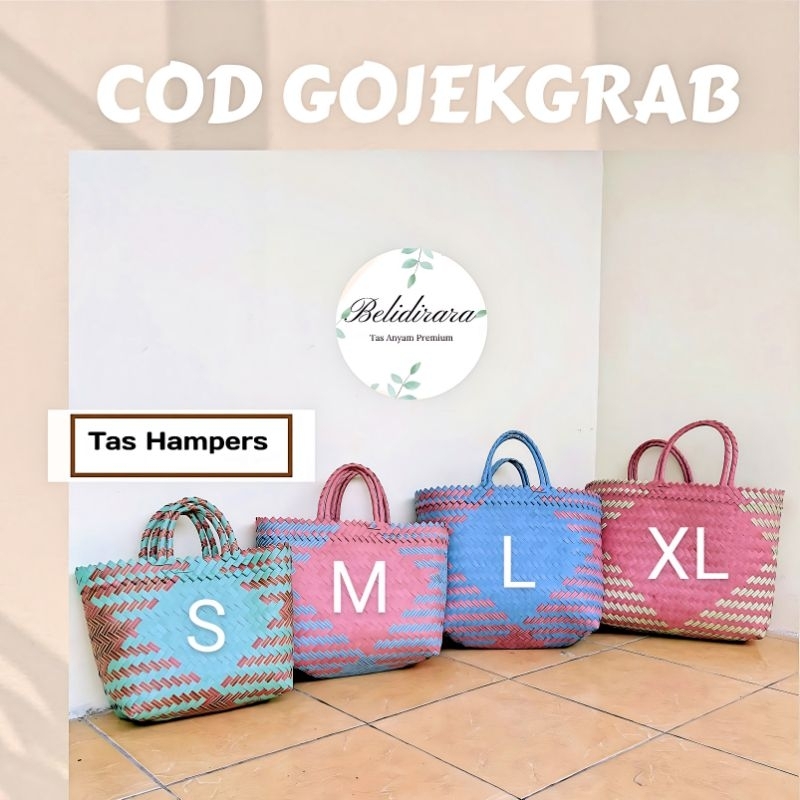 TAS HAMPERS TAS ANYAM PLASTIK TAS PARCEL