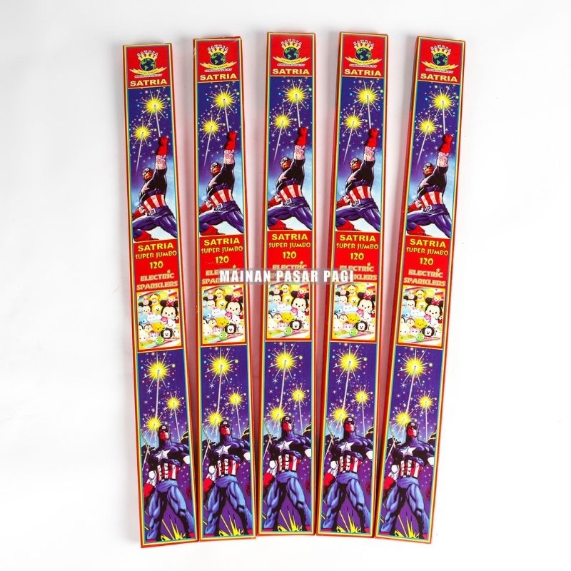 KEMBANG API KAWAT SUPER JUMBO SATU PAK ISI 25 BATANG