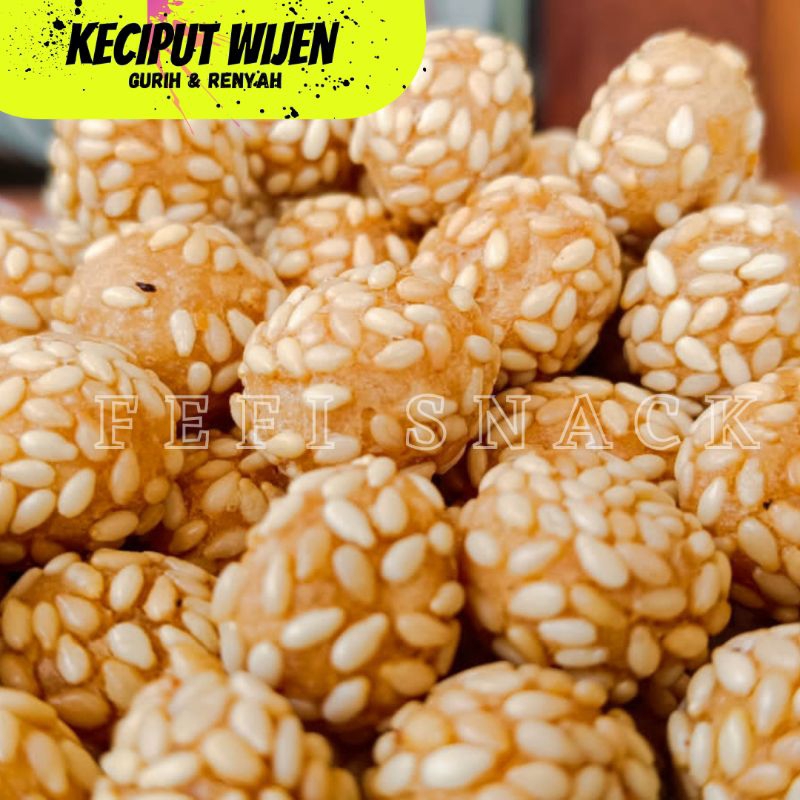 

keciput wijen 250gr,/onde onde mini,/rasa manis gurih/kue kerung