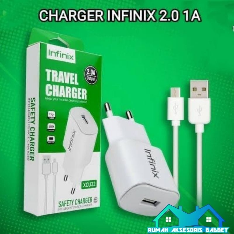 CHARGER INFINIX HOT 8 9 10 1A Travel Micro usb