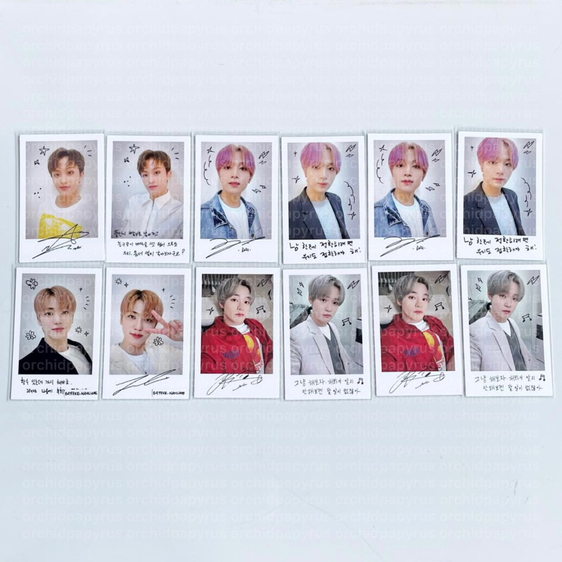 Polaroid Chenle Haechan Jaemin Mark NCT Dream To The NCT Universe 2022 NCT Dream Exhibition Dream Vi