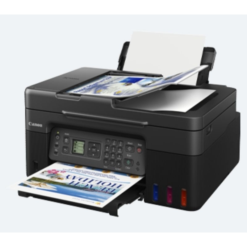 Printer Canon G4770 PIXMA G-4770 TINTA ORIGINAL 100% Print Scan Copy WiFi ADF Fax G 4770 GARANSI RESMI BH70 / CH70 / GI-71 - Ink Tank Infus