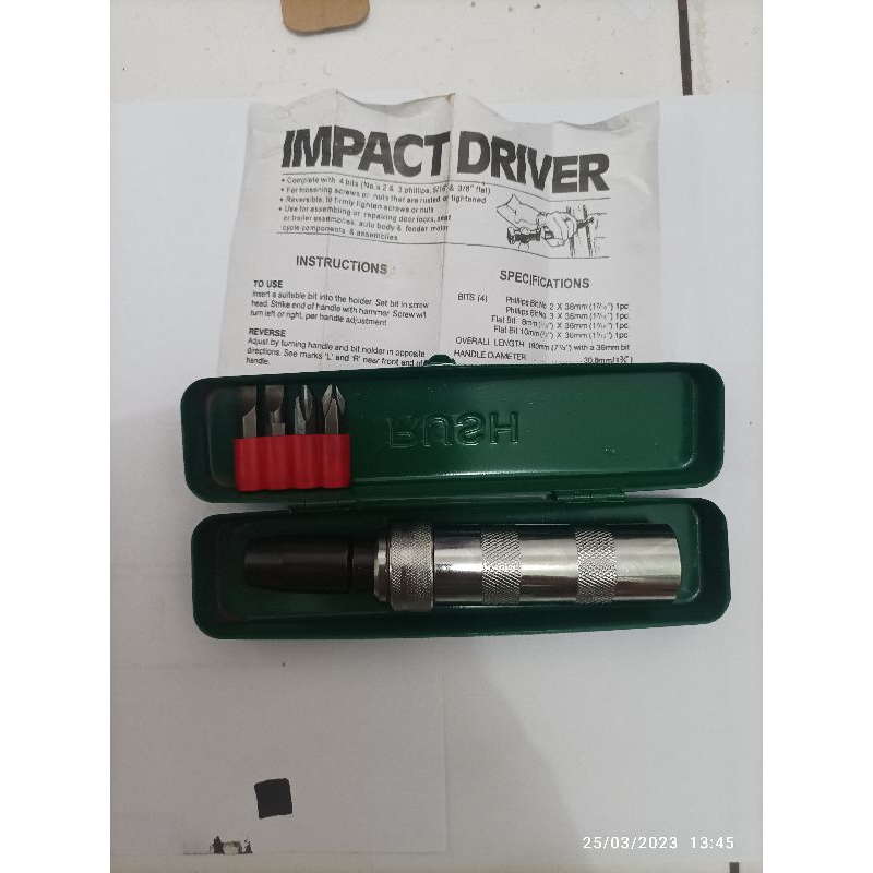 Obeng ketok set isi 5pcs / Impact screwdriver Taiwan