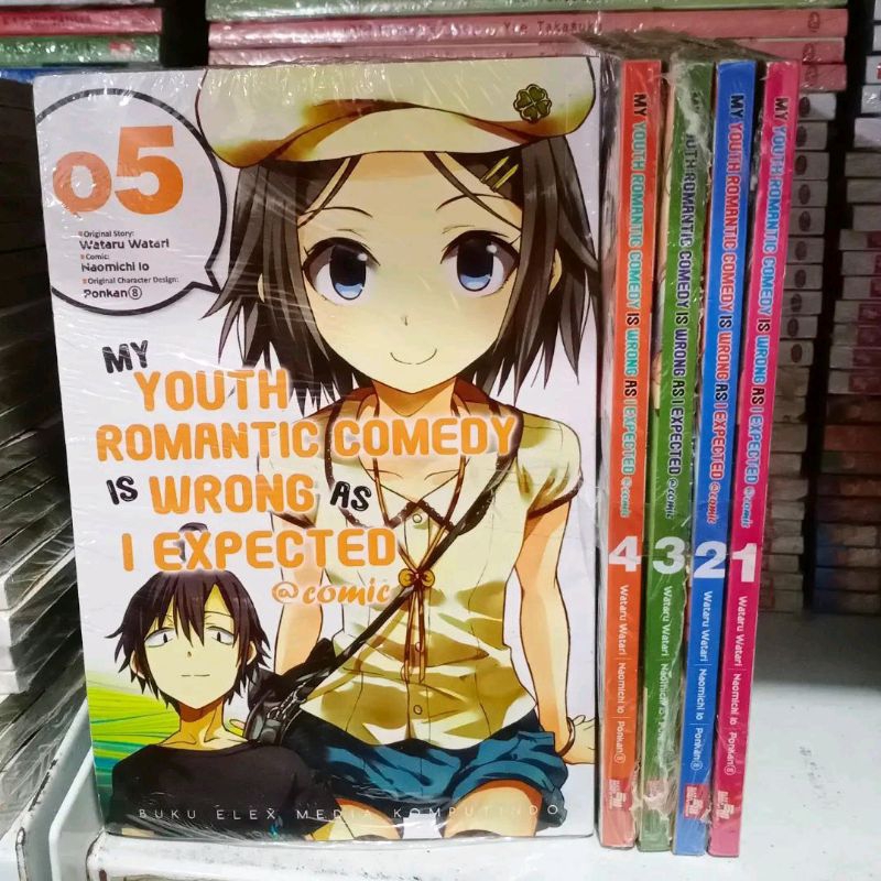 komik My Youth Romantic Comedy is Wrong as I Expected vol 1-5 OG
