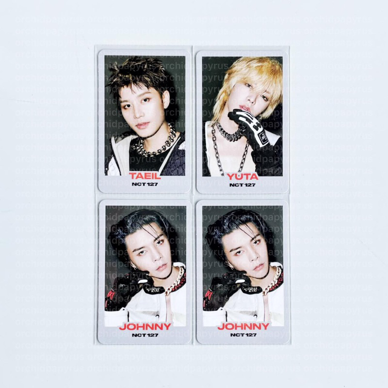 Photocard Johnny Taeil Yuta NCT 127 2 Baddies Random Trading Card Concept B