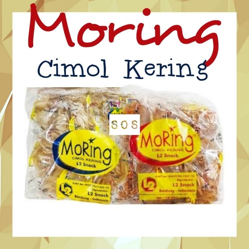 

《OS3》 Moring Cimol Kering jajanan Bandung 15 gram produksi L2