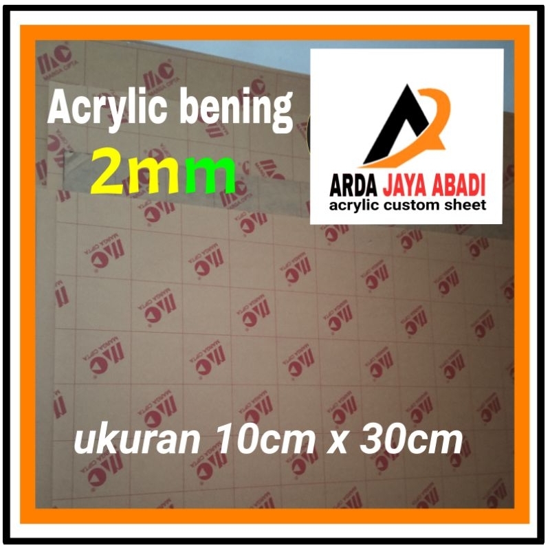 

akrilik 2mm bening 10 x 30 akrilik lembaran akrilik murah mika lembaran Acrylic clear marga cipta