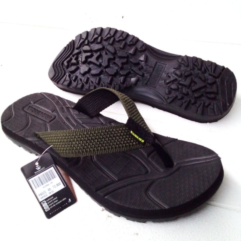 Sandal Pria Wanhato/Sandal jepit Pria dan Wanita Wanhato/Sandal Wanhato Garuk Stemple Asli
