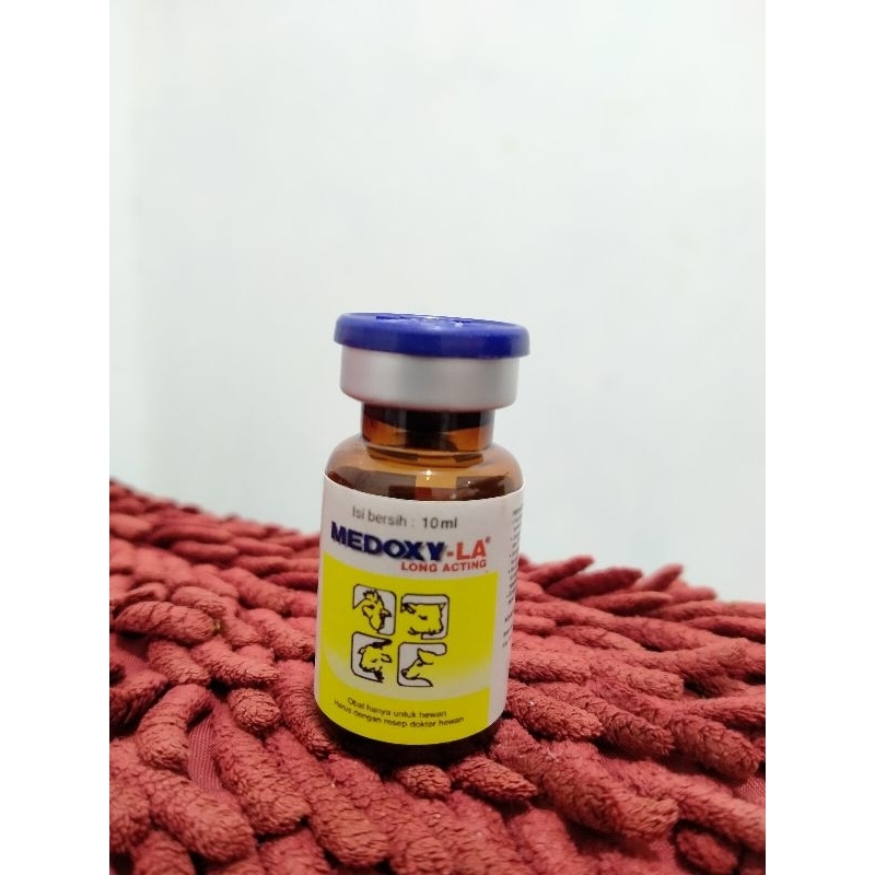 Obat Untuk Ayam Sapi Domba Kelinci - MEDOXY LA 10 Ml INJECT