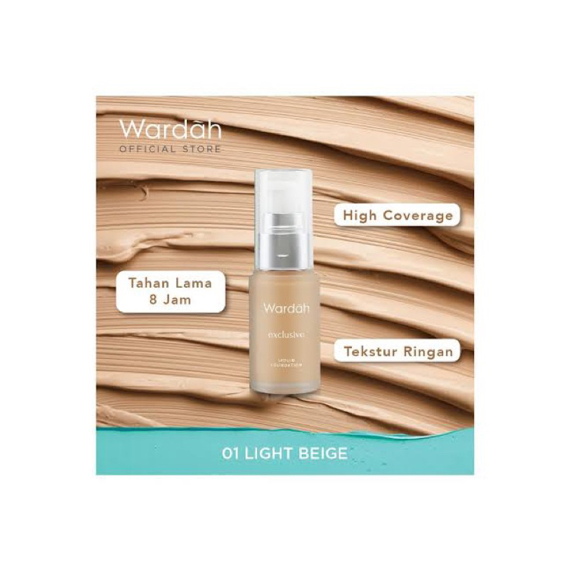 Wardah Exlusive Liquid Foundation 20ml