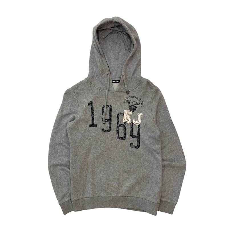 HOODIE GRAPHIC EJ 1989 GREY