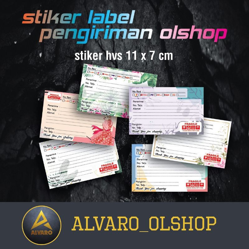 

STIKER ALAMAT PENGIRIMAN / STIKER OLSHOP / STIKER RESI
