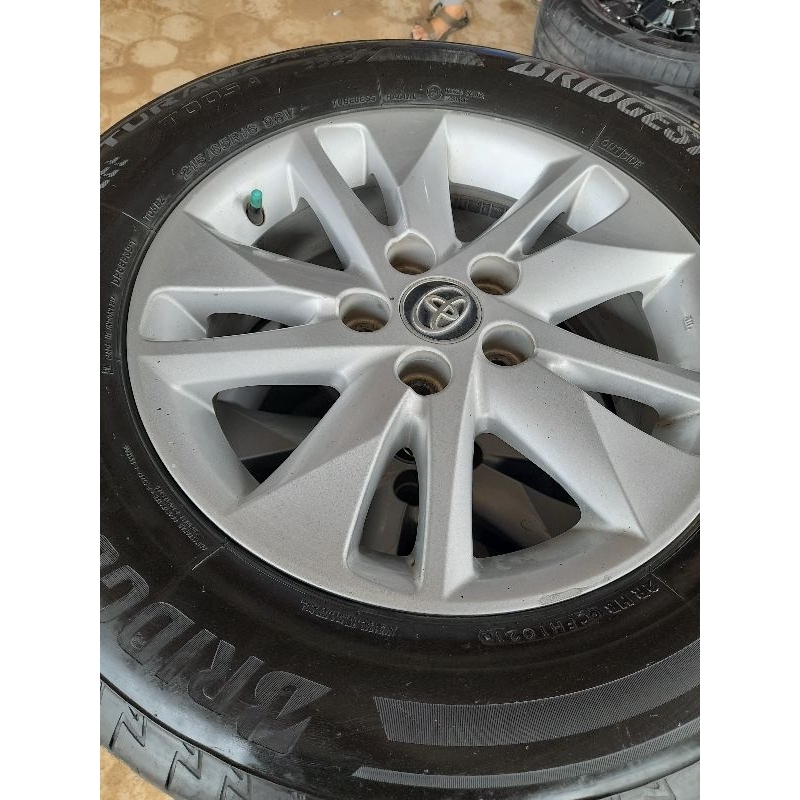 Velg Ring 16 Bekas Murah Velg Dan Ban Copotan Mobil Inova Reborn R16 Plus Ban Standar Mobil Seken