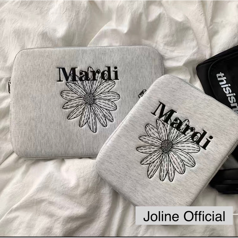 (MC06) MARDI MERCREDI LAPTOP CASE / TAS LAPTOP NOTEBOOK MACBOOK AIR PRO TABLET 11 12 13 14 15 INCH / PASTEL TABLET LAPTOP SLEEVE / SARUNG POUCH COVER KOMPUTER / TAS PELINDUNG LAPTOP MOTIF FLOWER MARDI  / LAPTOP COVER BAHAN TEBAL HARGA MURAH