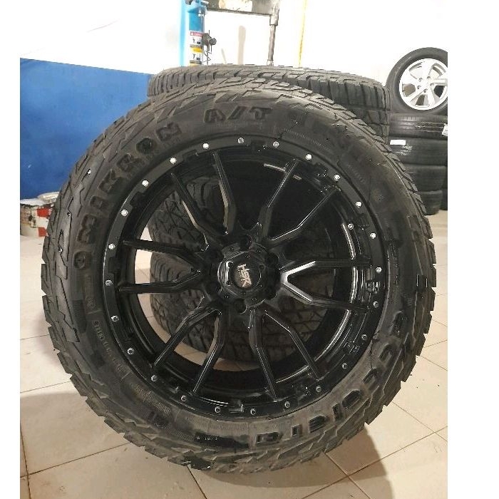 Velg Bekas Ring20 Baut 6x139 Off-Road Murah Velg Dan Ban Bekas R20 Hsr Okashi Lebar 9 Et10 Ukuran 28