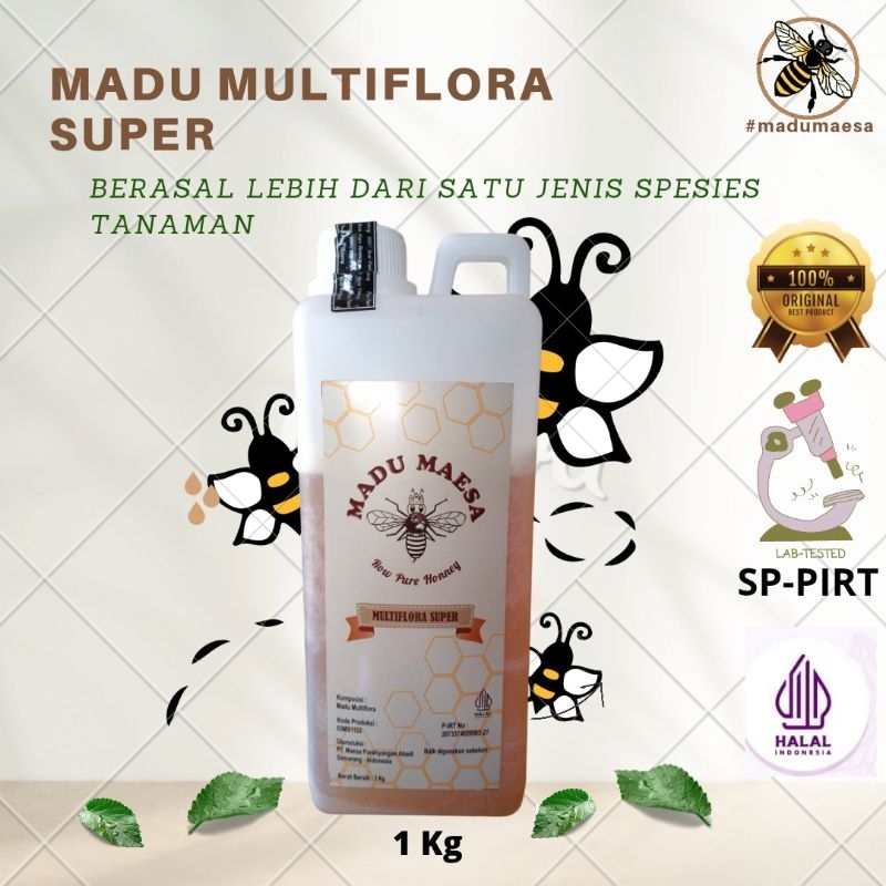 

Madu Maesa Multiflora Super 1 Kg 100% Original