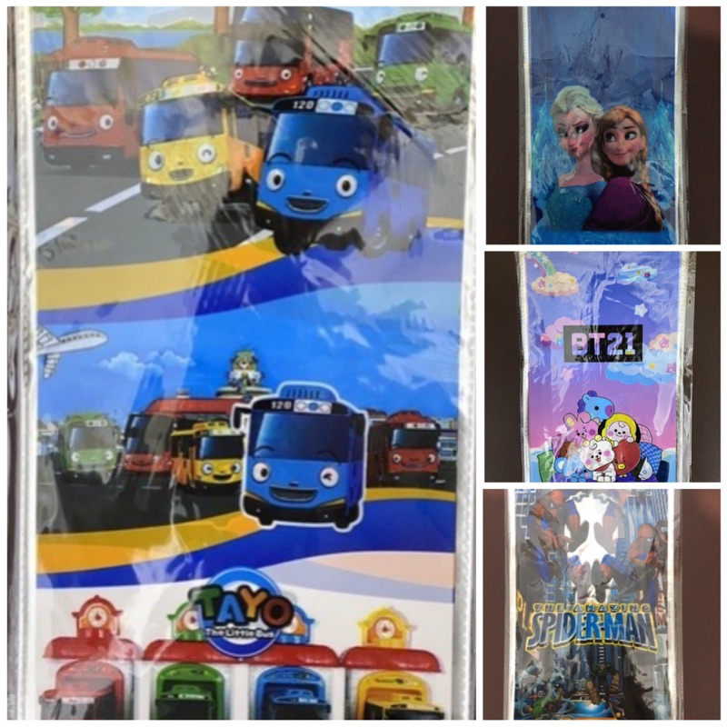 

PLASTIK SNACK ULANG TAHUN TANGGUNG PLASTIK KARAKTER BINGKISAN SOUVENIR PARTY (20 X 40 CM)