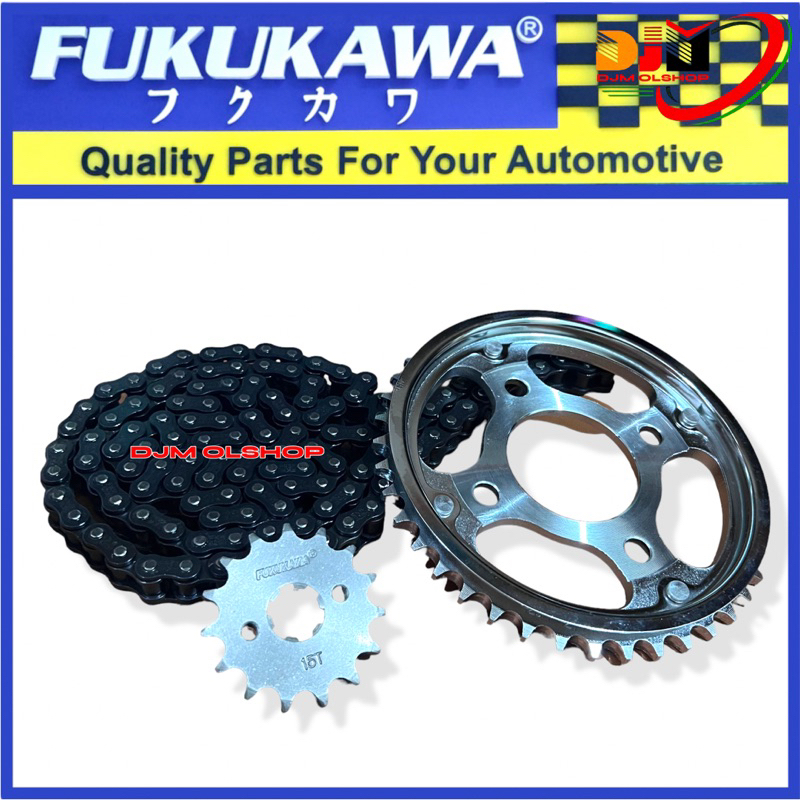 Gear Set Fukukawa Honda CS 1 Rantai 428H-116L- 42T-14T