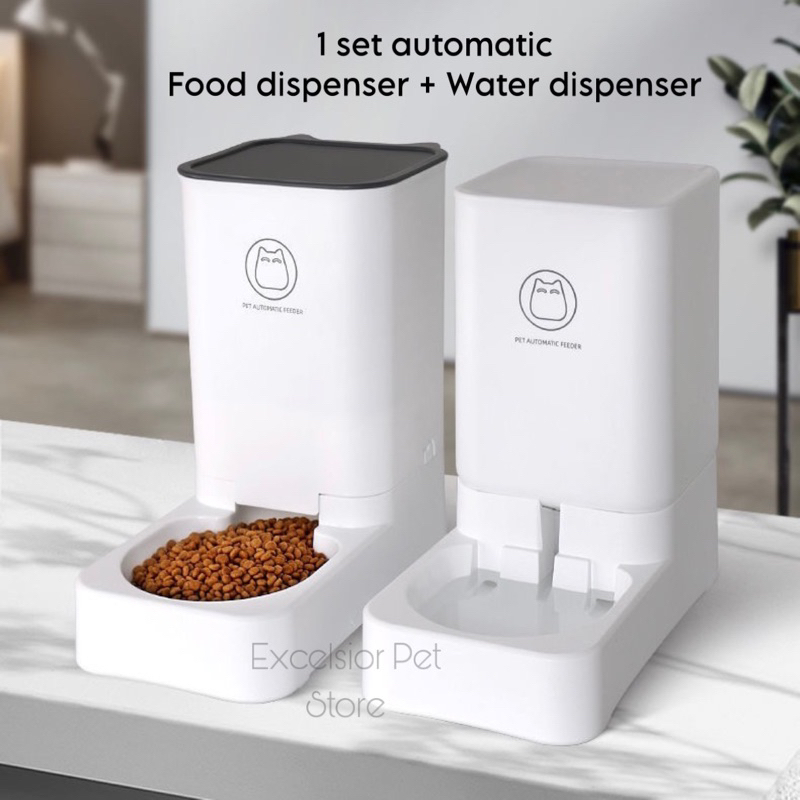 Automatic Feeder Dispenser / Tempat Makan Minum Anjing Kucing