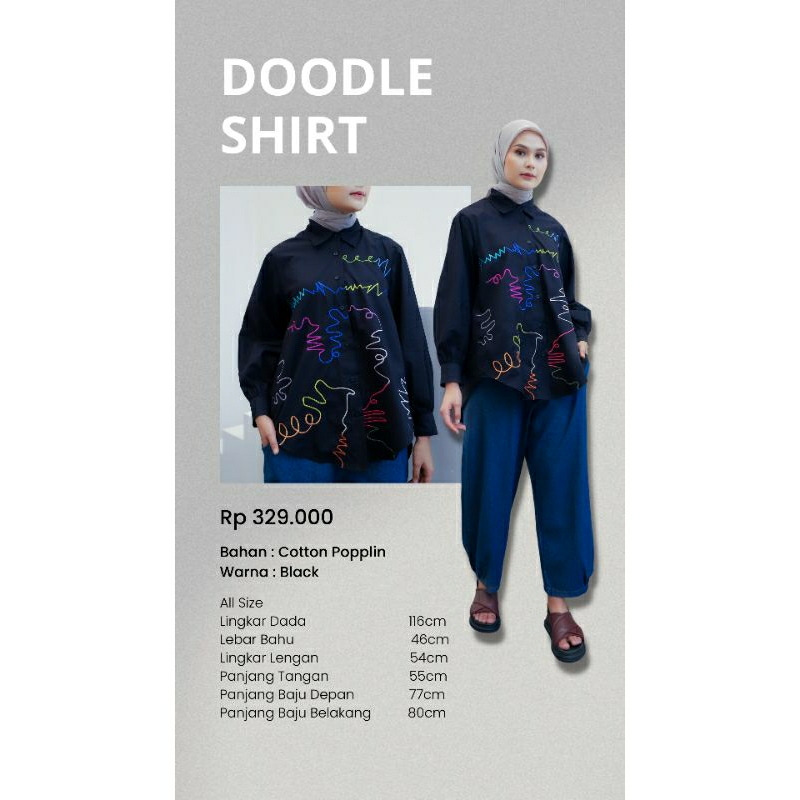 doodle shirt black rurik