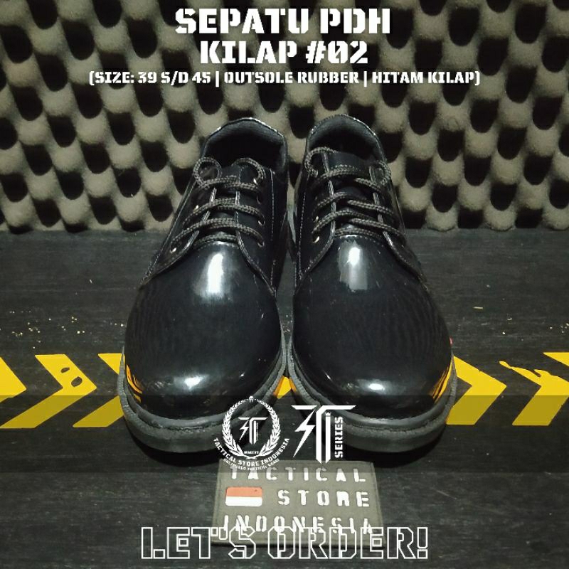 GRADE A Sepatu PDH TNI POLRI Model Terbaru Kualitas Premium