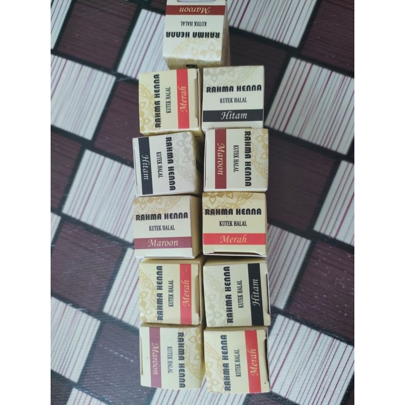 rahma henna kutek halal