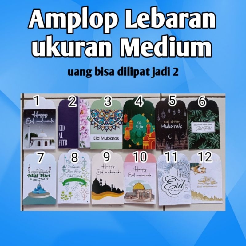 

Amplop Lebaran ukuran Medium