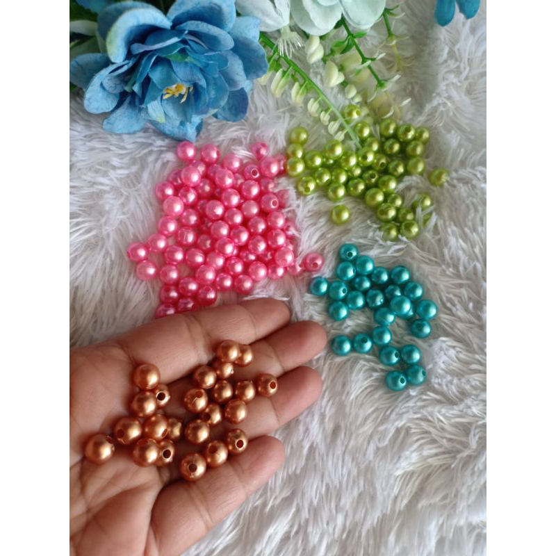 Mutiara Ringan ABS warna warni  per 20gr