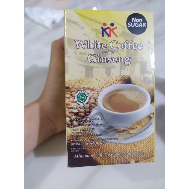 

white coffe ginseng, kopi ginseng