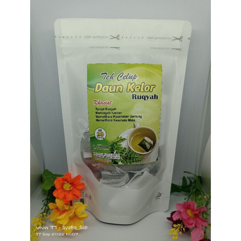 

Teh celup daun kelor isi 20 kantong