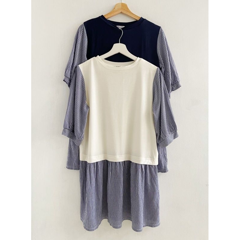 Jeune Tunik Navy n White