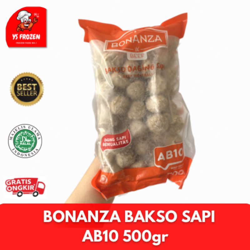 Bonanza Bakso Sapi A10 500g / Bakso sapi berkualitas / YS Frozen Palembang