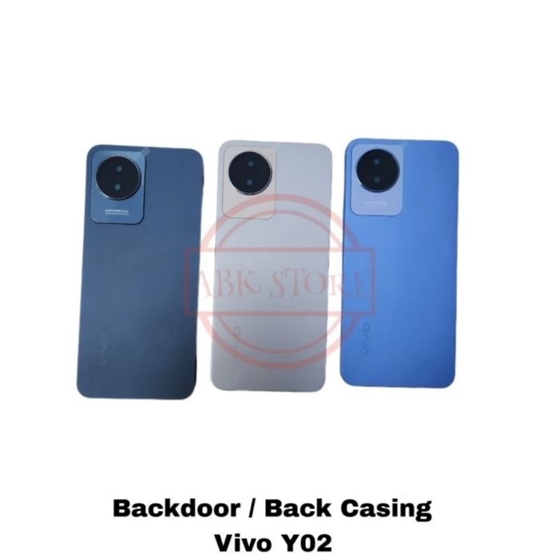 BACKDOOR BACK COVER VIVO Y02 2022 KESING CASING HOUSING TUTUP BELAKANG ORIGINAL