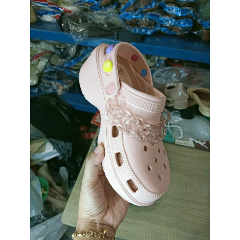 Myanka jelly shoes wedges Bapao Eva Rantai