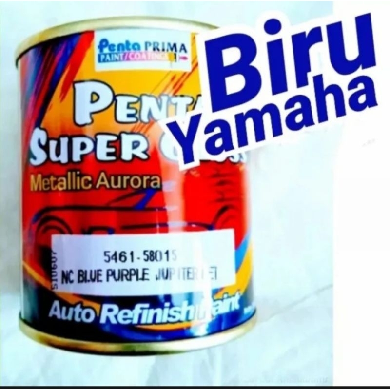 CAT PENTA SUPER GLOSS METALLIC BLUE PURPLE.JUPITER - BIRU YAMAHA METALIK - 200 GRAM - DUCO OTOMOTIF