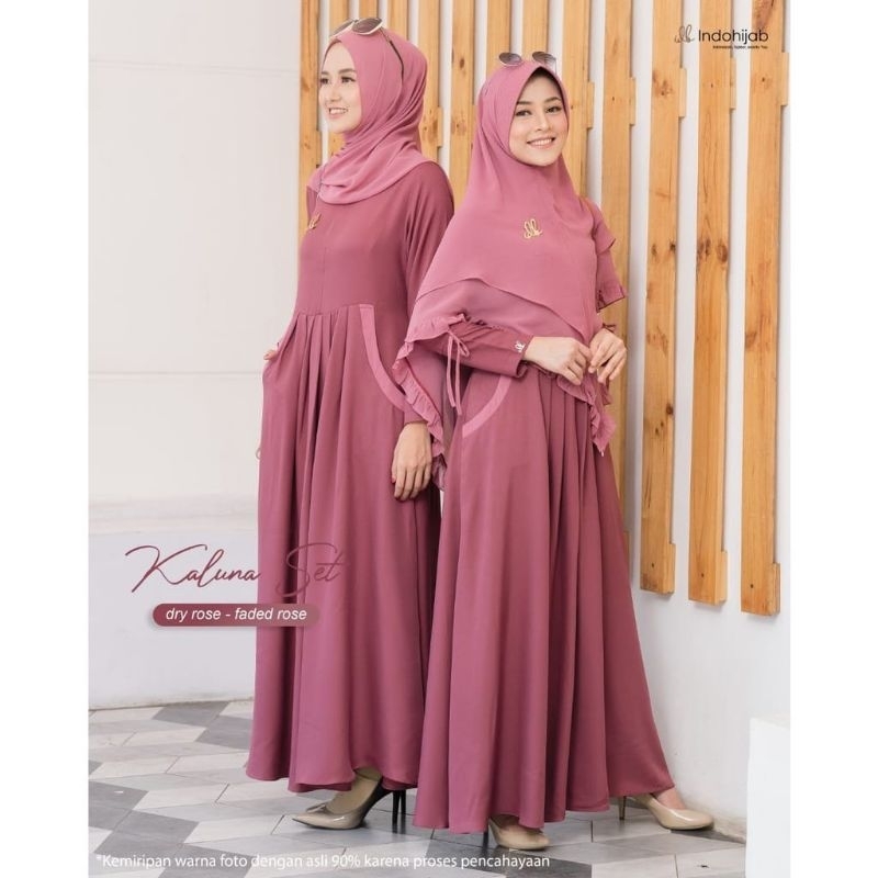Kaluna dress by indohijab/gamis premium/gamis sale